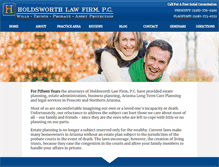 Tablet Screenshot of holdsworthlawfirm.com